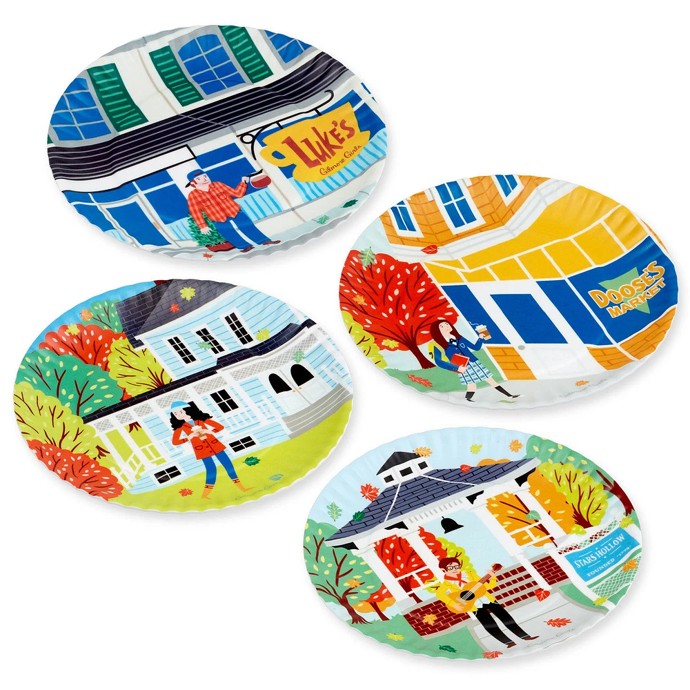 Gilmore Girls Stars Hollow Appetizer Plates, Set of 4 for only USD 19.99 | Hallmark