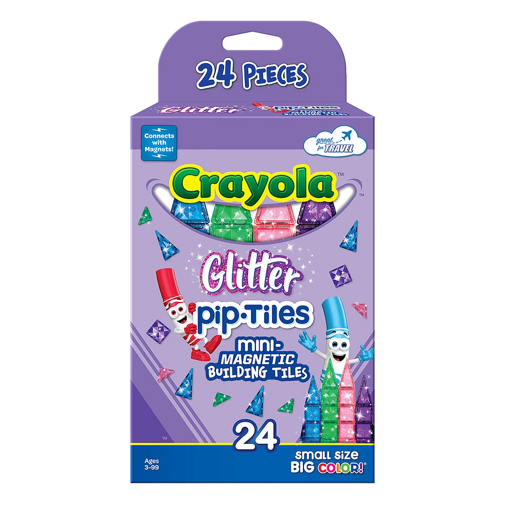 Crayola Magnetic Glitter Mini Pip-Tiles Set, 24 pieces for only USD 29.99 | Hallmark