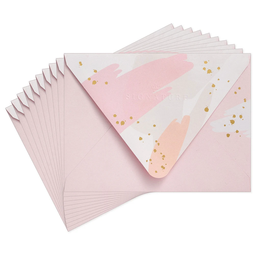 Soft Pink Brushstroke Designed Envelopes, Pack of 10 for only USD 5.00 | Hallmark
