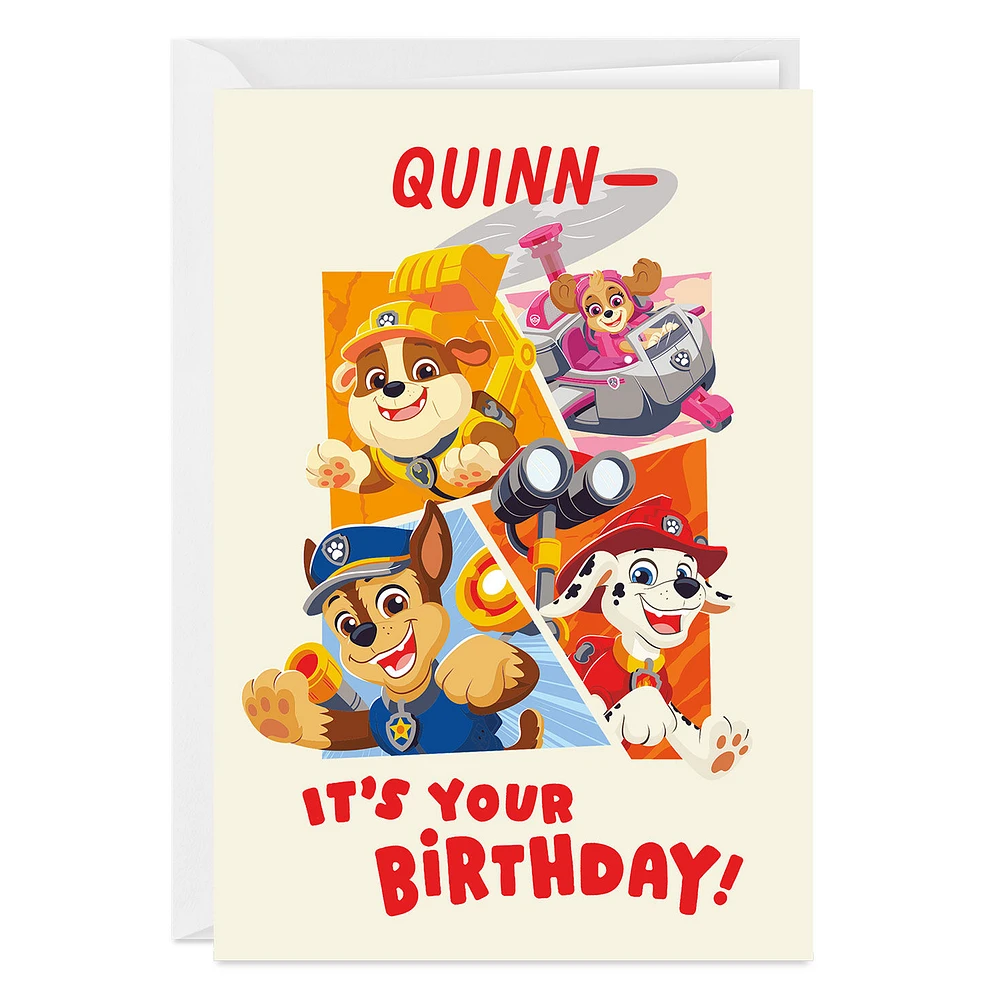 Paw Patrol™ Custom Birthday Card for only USD 4.99 | Hallmark