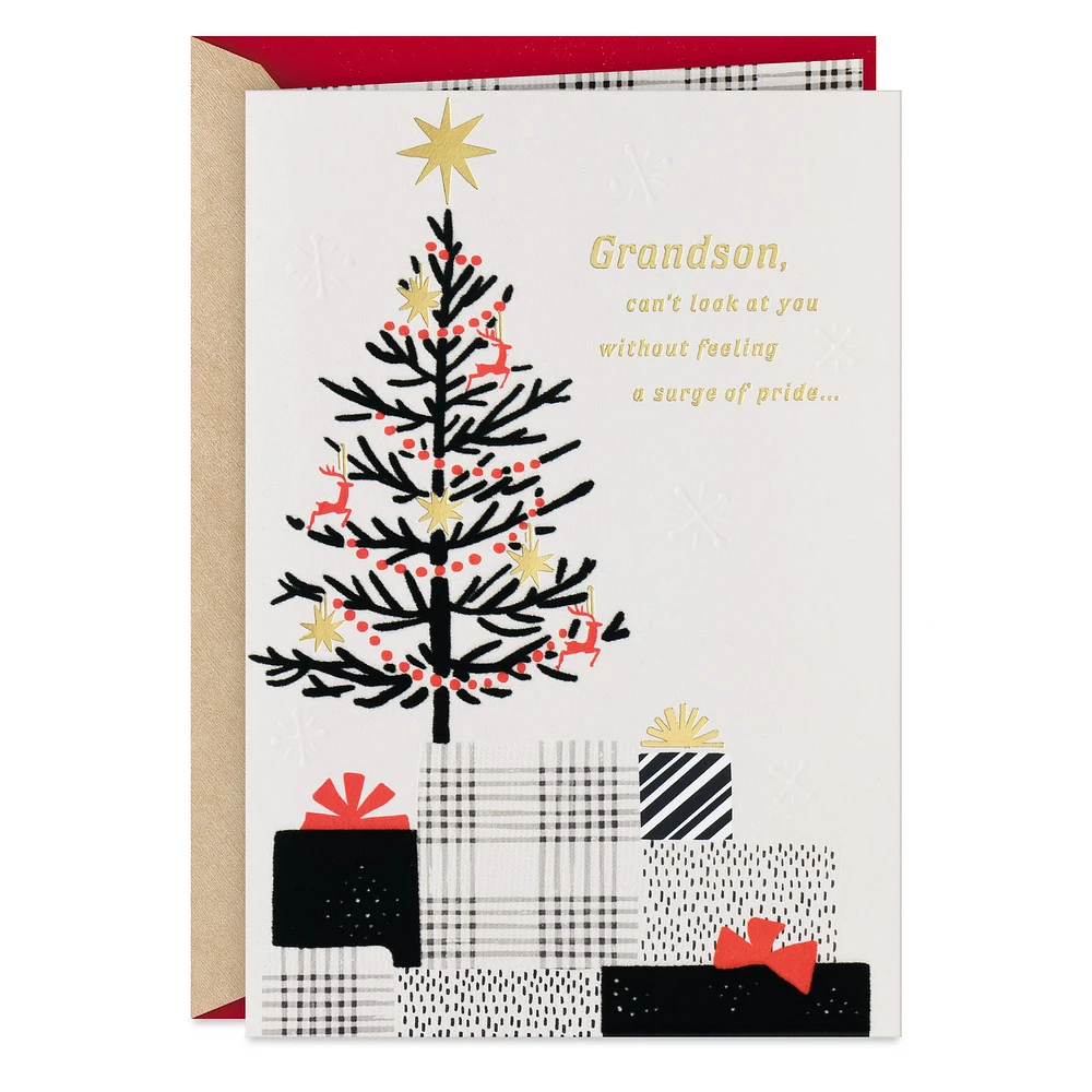 Thinking of You With Love and Pride Christmas Card for Grandson for only USD 5.59 | Hallmark