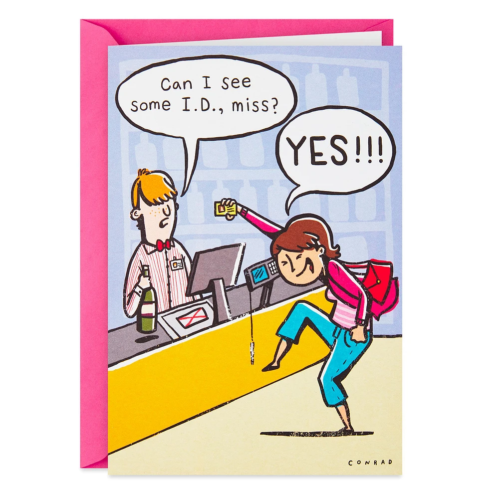 ID Check Funny Birthday Card for Her for only USD 3.99 | Hallmark