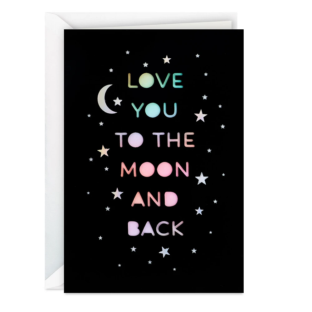 Love You to the Moon and Back Blank Card for only USD 7.59 | Hallmark