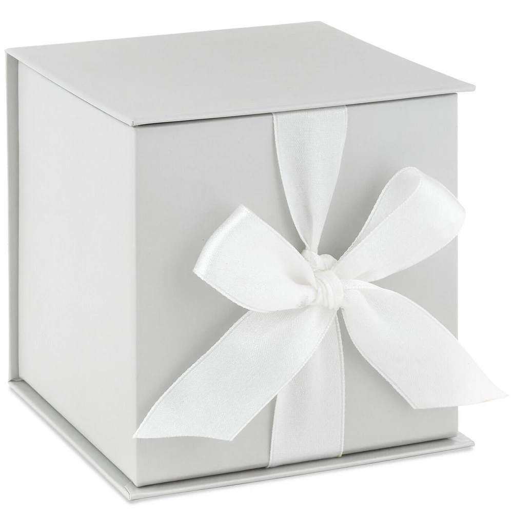 4.3" Small Pearl Gray Gift Box With Shredded Paper Filler for only USD 4.99 | Hallmark