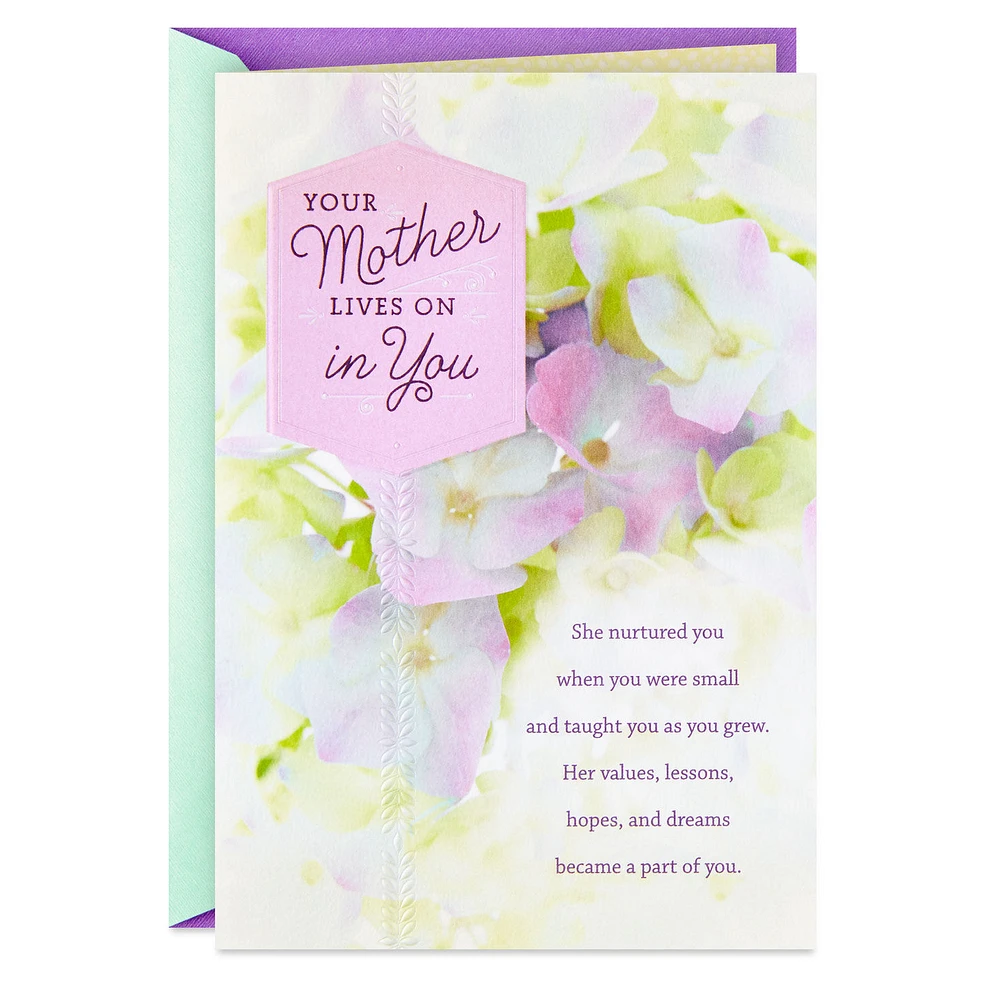 Your Mother Lives On in You Sympathy Card for only USD 5.59 | Hallmark