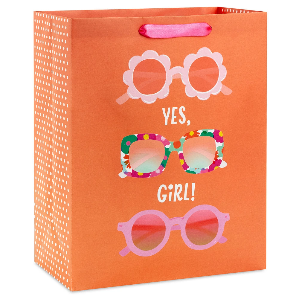 13" Fun Sunnies on Orange Large Gift Bag for only USD 4.49 | Hallmark