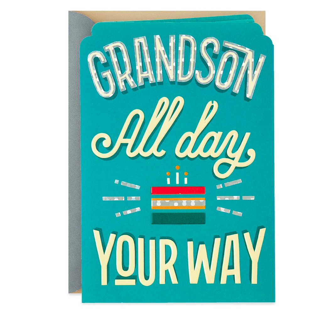 All Day Your Way Birthday Card for Grandson for only USD 5.59 | Hallmark