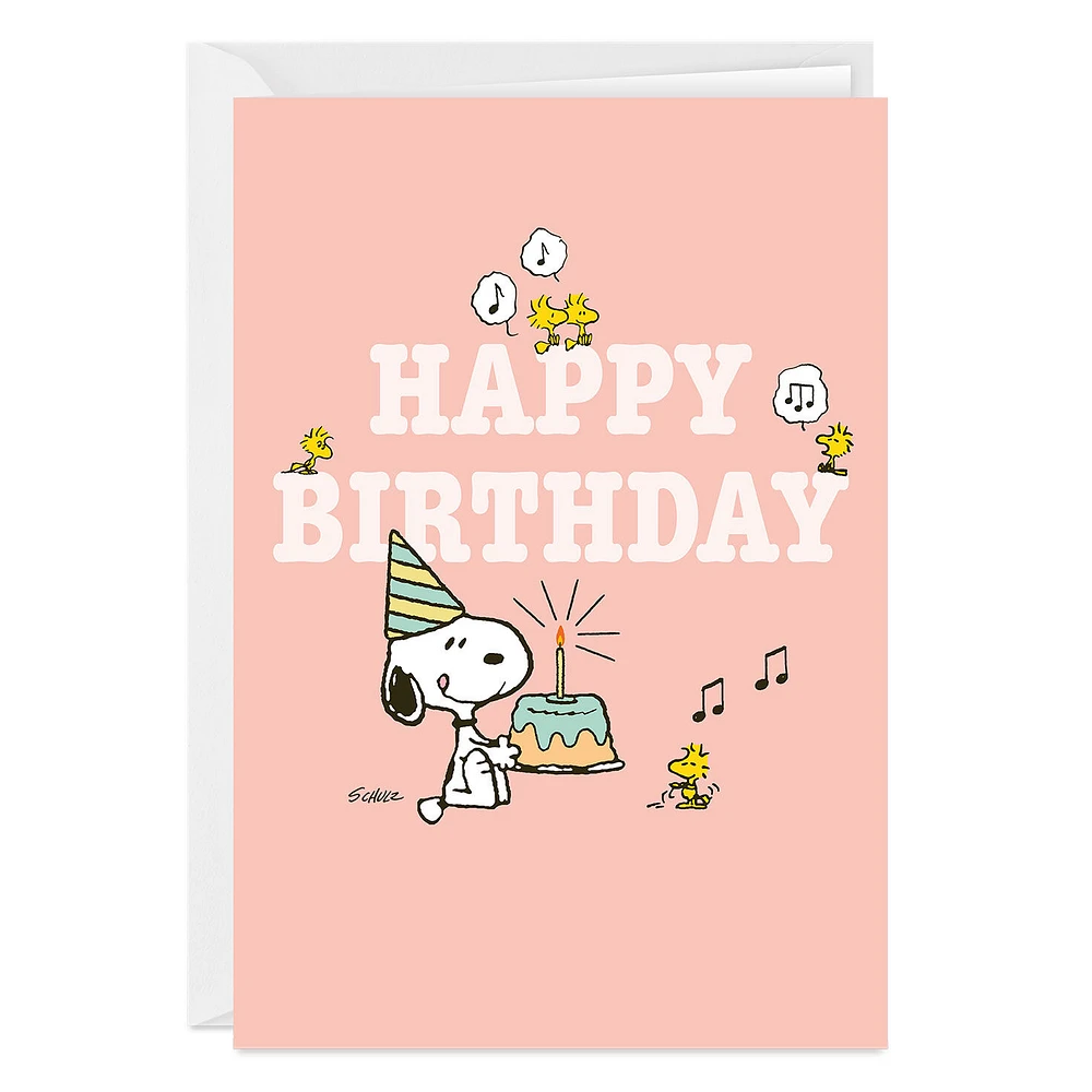 Peanuts® Cute Snoopy Party Custom Birthday Card for only USD 4.99 | Hallmark