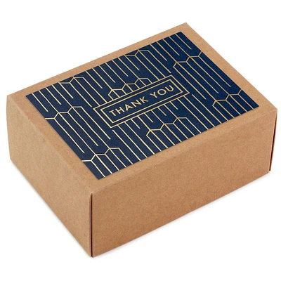 Gold Lines on Navy Boxed Thank-You Notes, Pack of 40 for only USD 14.99 | Hallmark