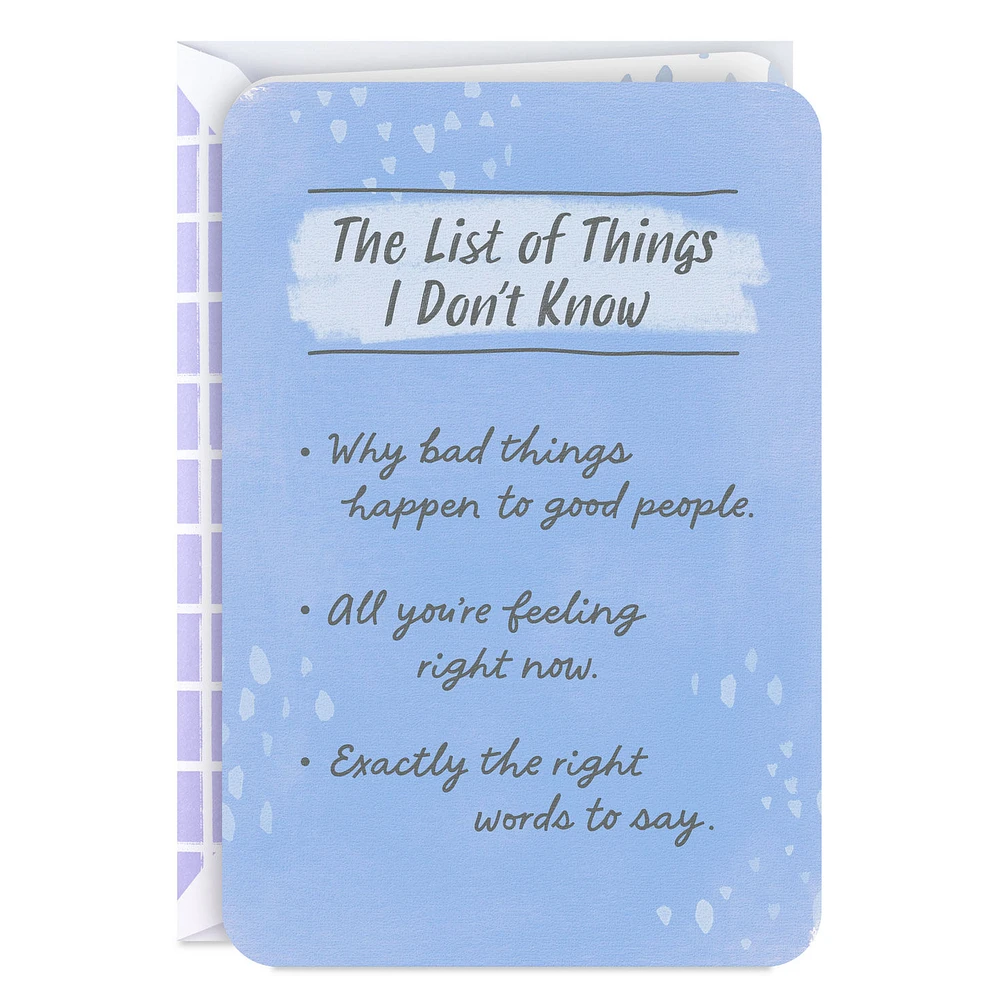 The List of Things I Know Encouragement Card for only USD 2.99 | Hallmark
