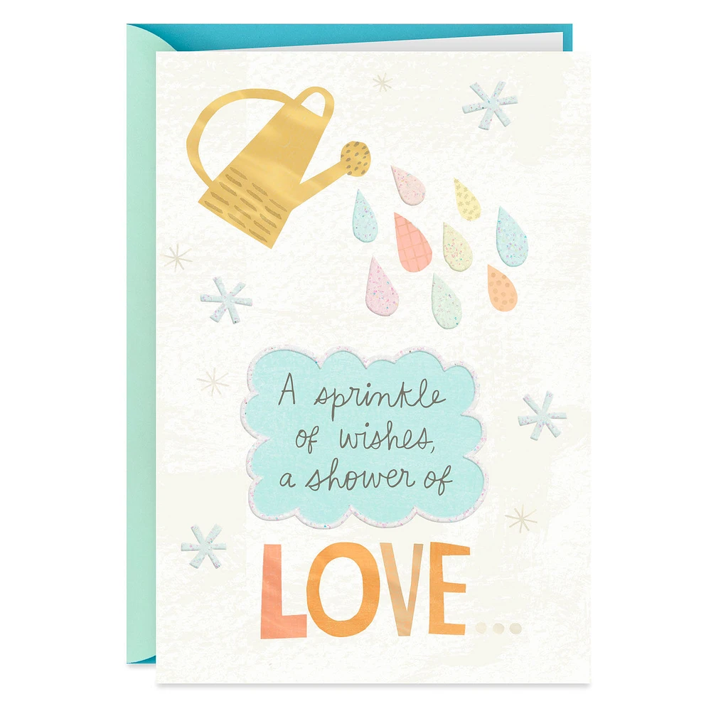 Watering Can Sprinkle of Wishes Baby Shower Card for only USD 2.99 | Hallmark