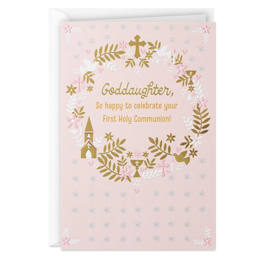 Jesus Loves You First Communion Card for Goddaughter for only USD 2.99 | Hallmark