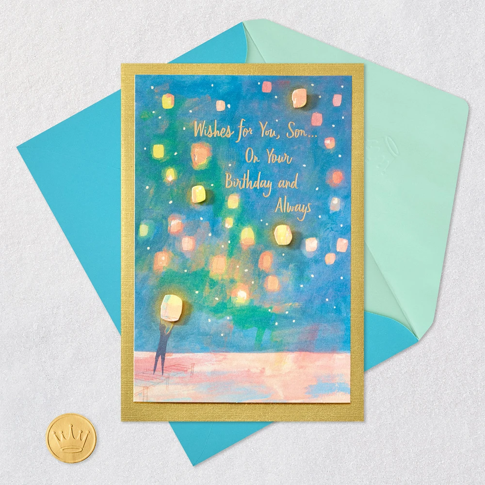 Let All the Happiness Into Your Life Birthday Card for Son for only USD 7.99 | Hallmark