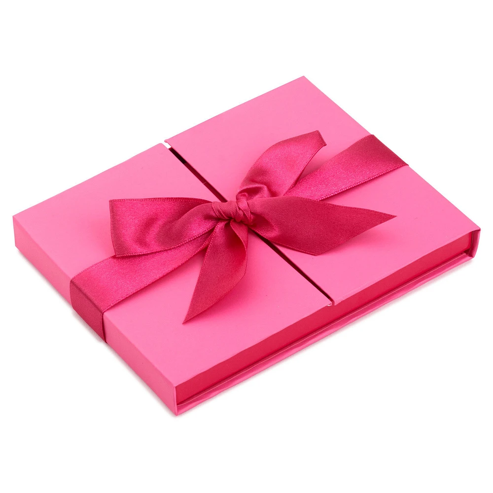 4.5" Pink Gift Card Holder Box With Pink Satin Bow for only USD 5.99 | Hallmark