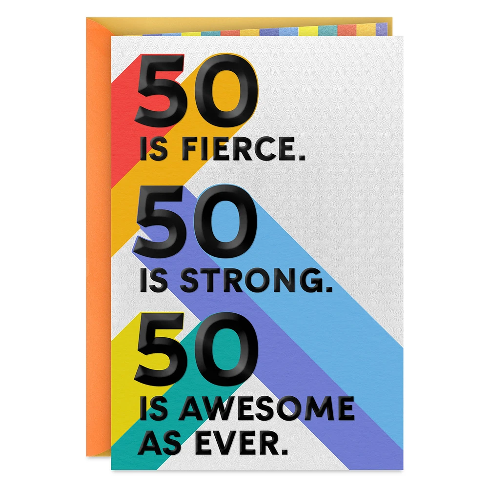 Just Getting Started 50th Birthday Card for only USD 4.59 | Hallmark