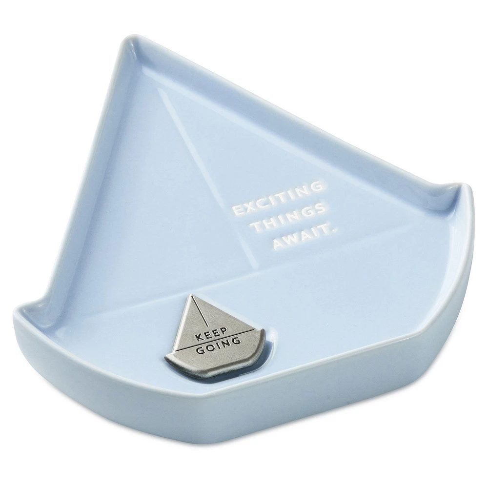Sailboat-Shaped Trinket Dish With Token for only USD 24.99 | Hallmark