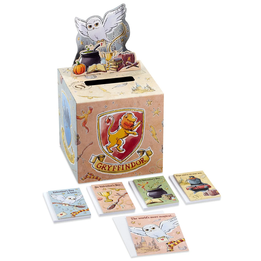 Harry Potter™ House Crests Kids Classroom Valentines Set With Cards and Mailbox for only USD 14.99 | Hallmark