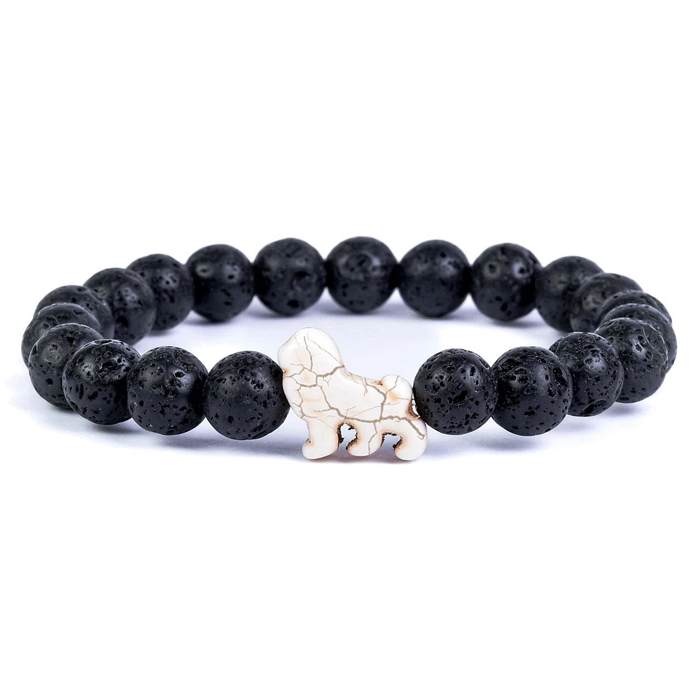 Fahlo Lava Stone Lion Excursion Bracelet for only USD 18.99 | Hallmark