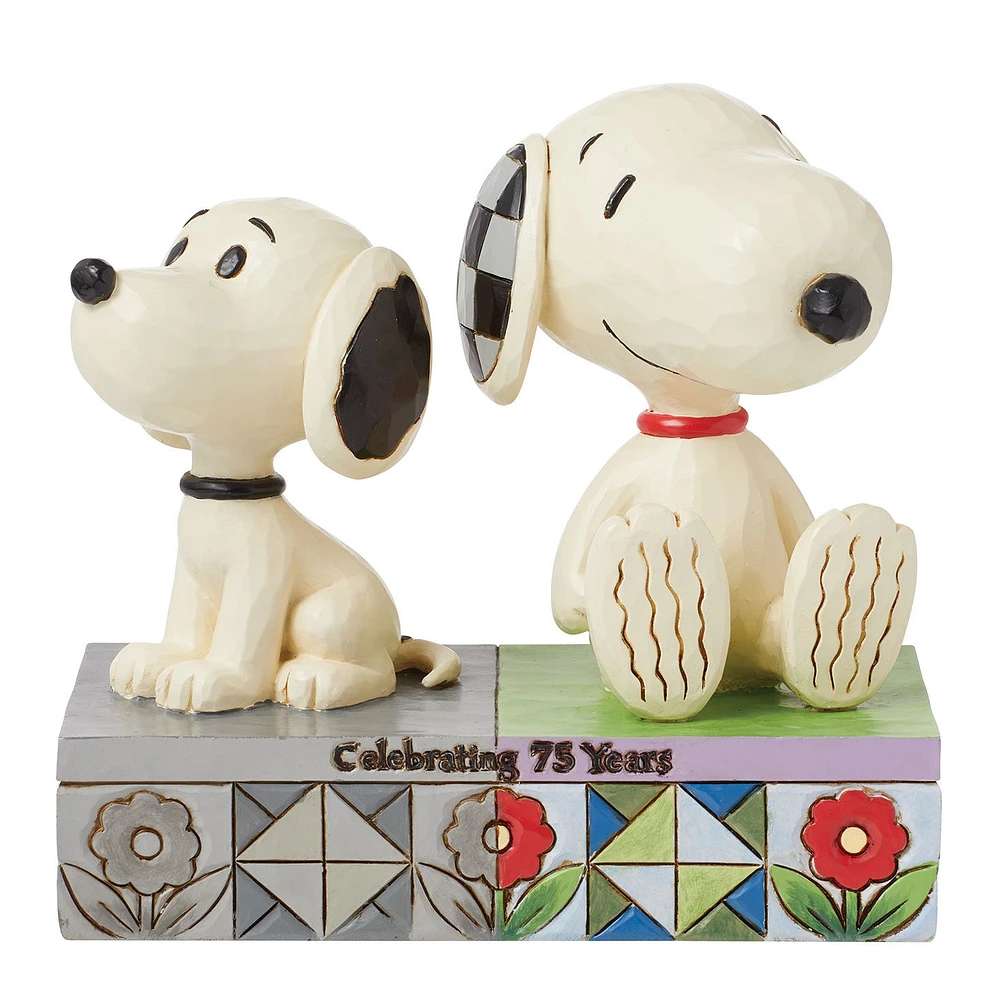 Jim Shore Peanuts Snoopy Then and Now Figurine, 5" for only USD 64.99 | Hallmark
