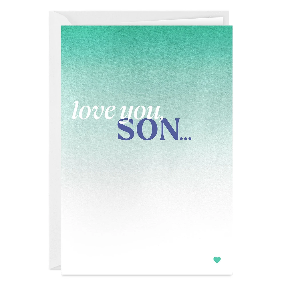 Love You Custom Card for Son for only USD 4.99 | Hallmark