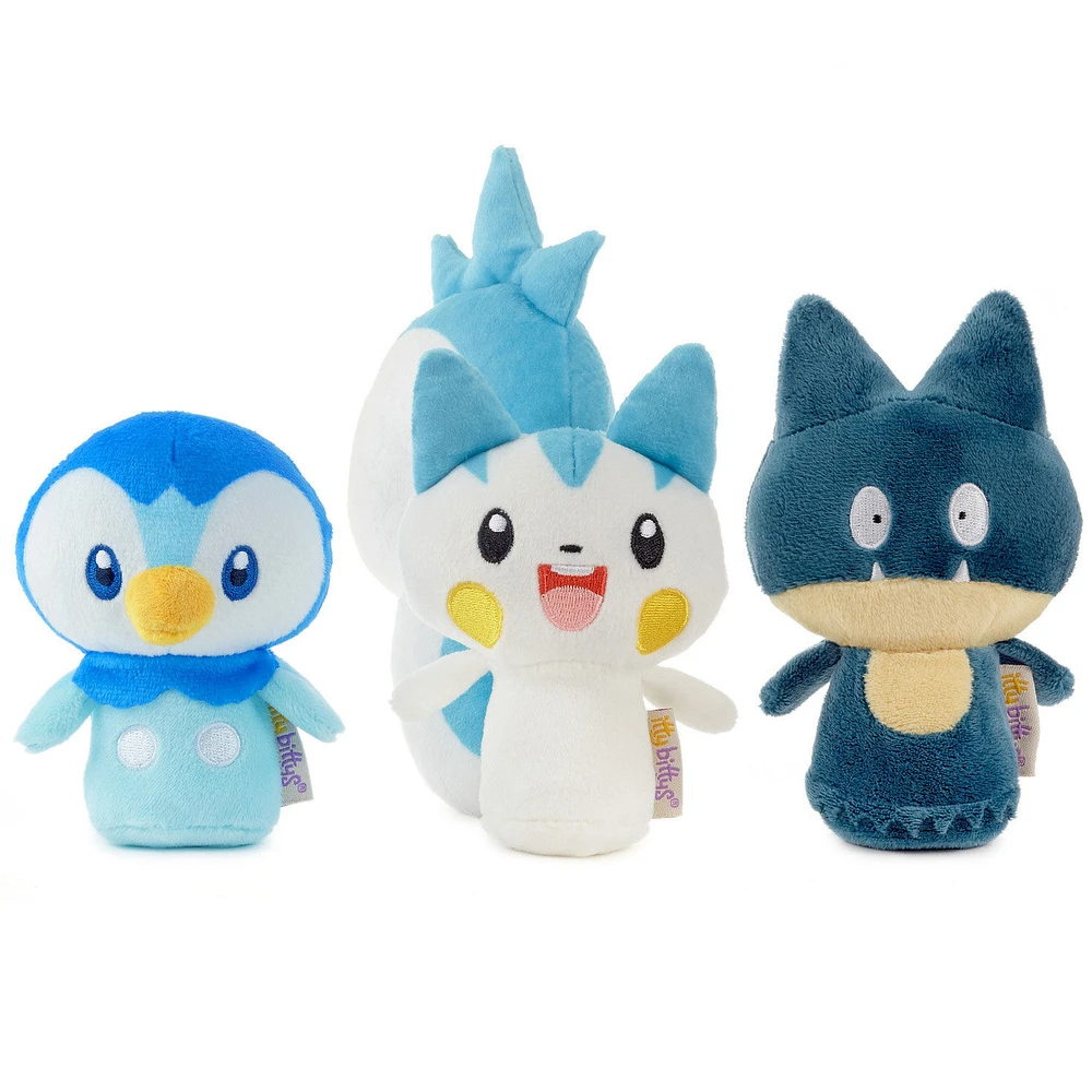 itty bittys® Pokémon Piplup, Munchlax, and Pachirisu Plush, Set of 3 for only USD 26.99 | Hallmark