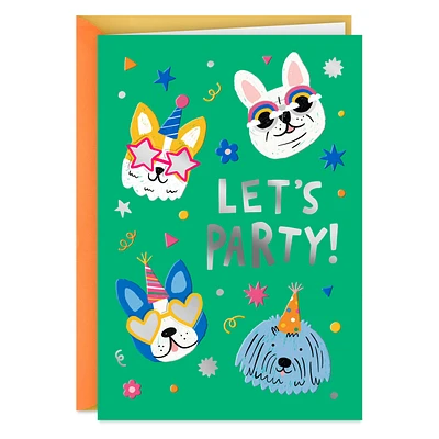 Party Animal Dogs Birthday Card for Kids for only USD 2.99 | Hallmark
