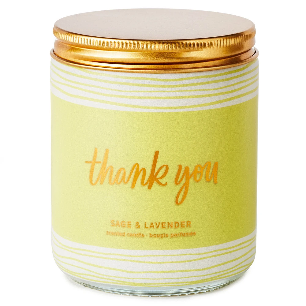 Thank You Scented Single-Wick Jar Candle, 7 oz. for only USD 14.99 | Hallmark