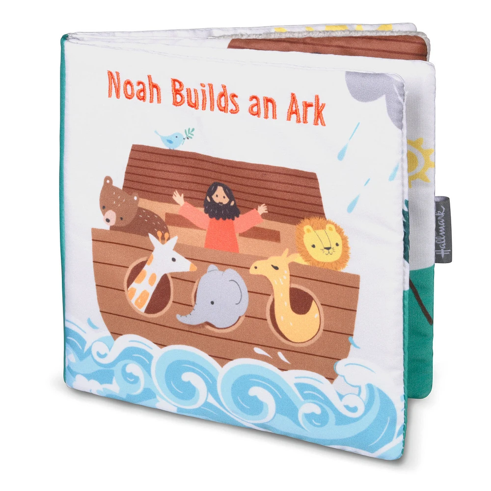 Noah Builds an Ark Plush Cloth Baby Book for only USD 16.99 | Hallmark