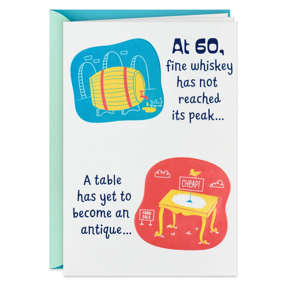 You’re Off to an Excellent Start 60th Birthday Card for only USD 4.99 | Hallmark