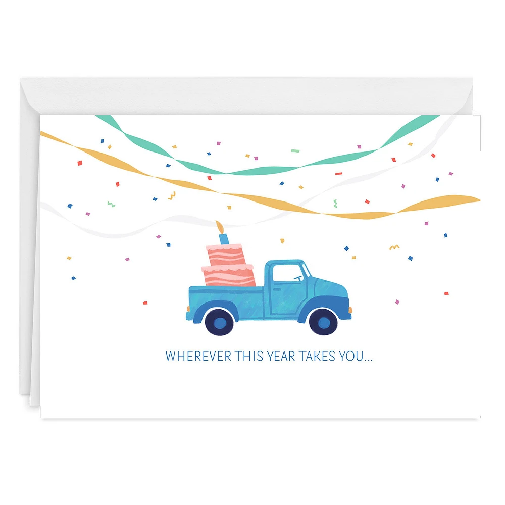 Party Truck Custom Birthday Card for only USD 4.99 | Hallmark
