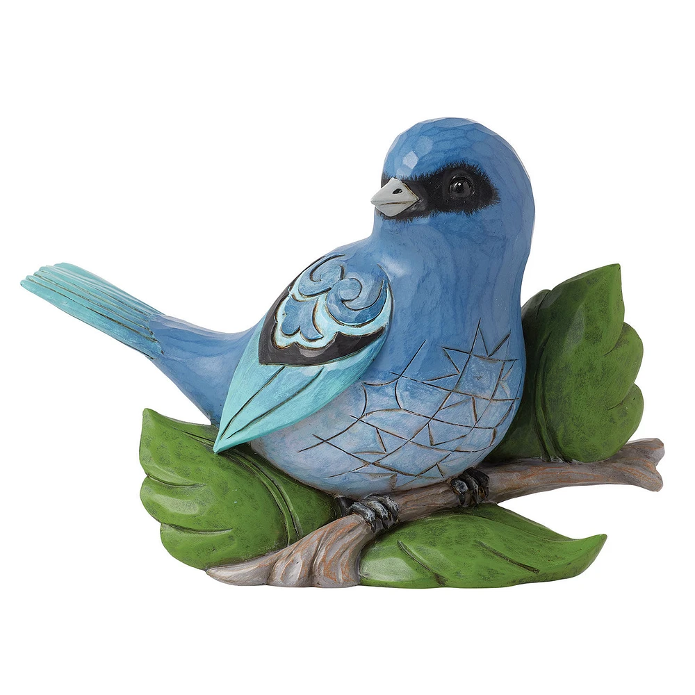 Jim Shore Indigo Bunting Bird Figurine, 4" for only USD 44.99 | Hallmark