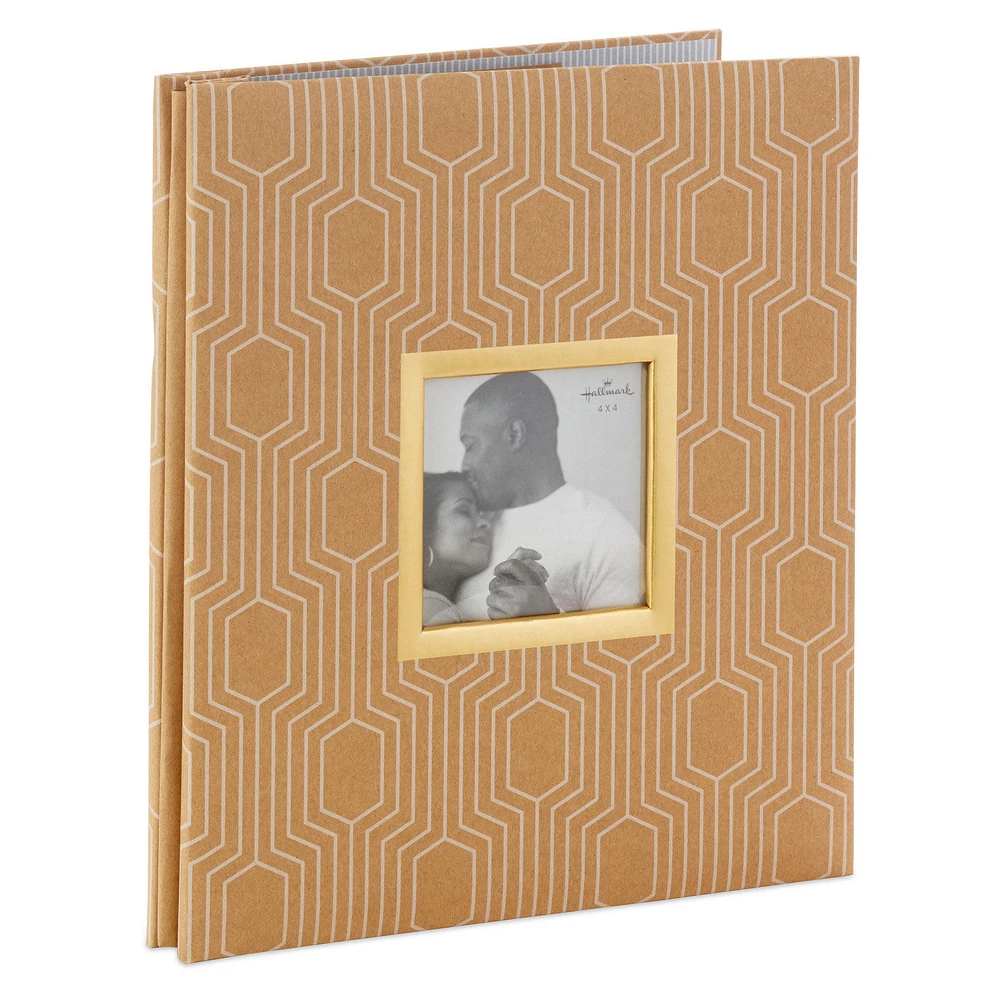 Hexagons on Kraft Large Refillable Photo Album for only USD 34.99 | Hallmark