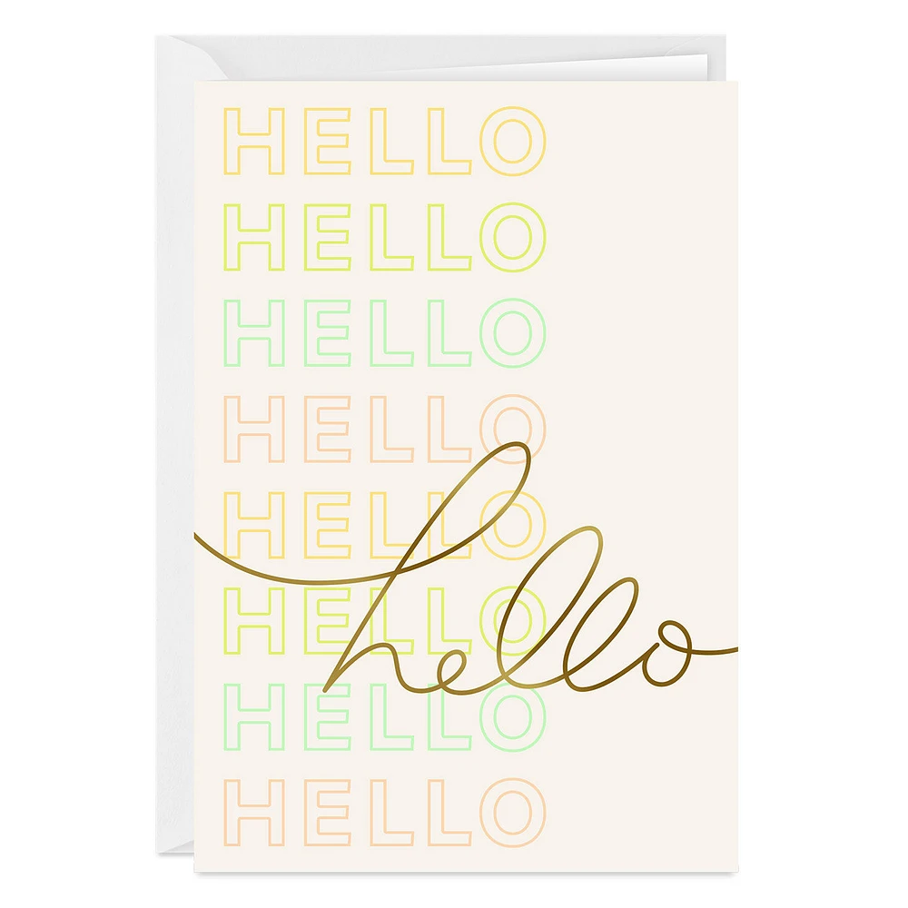 Hello Custom Thinking of You Card for only USD 4.99 | Hallmark