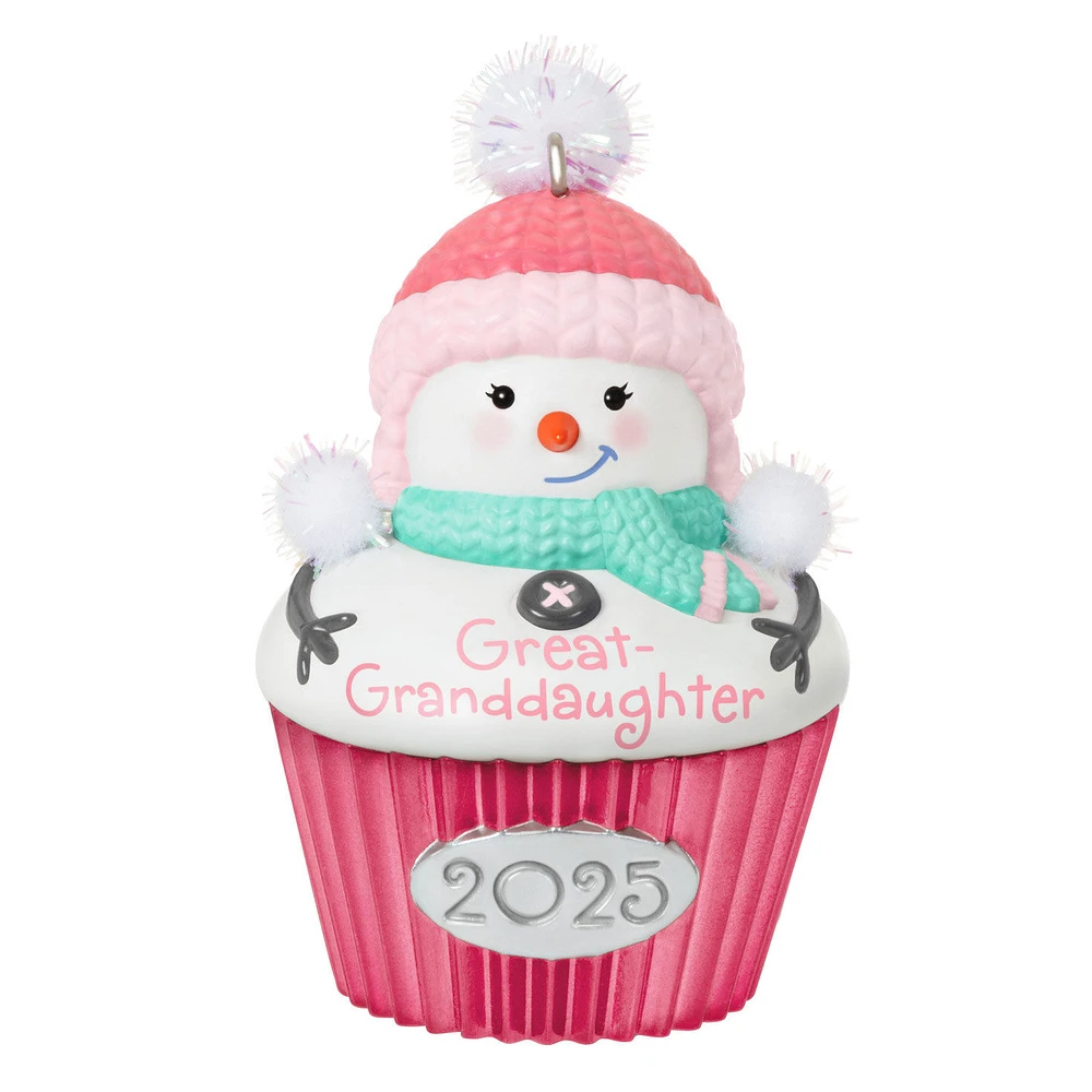 Great-Granddaughter Cupcake 2025 Ornament for only USD 18.99 | Hallmark