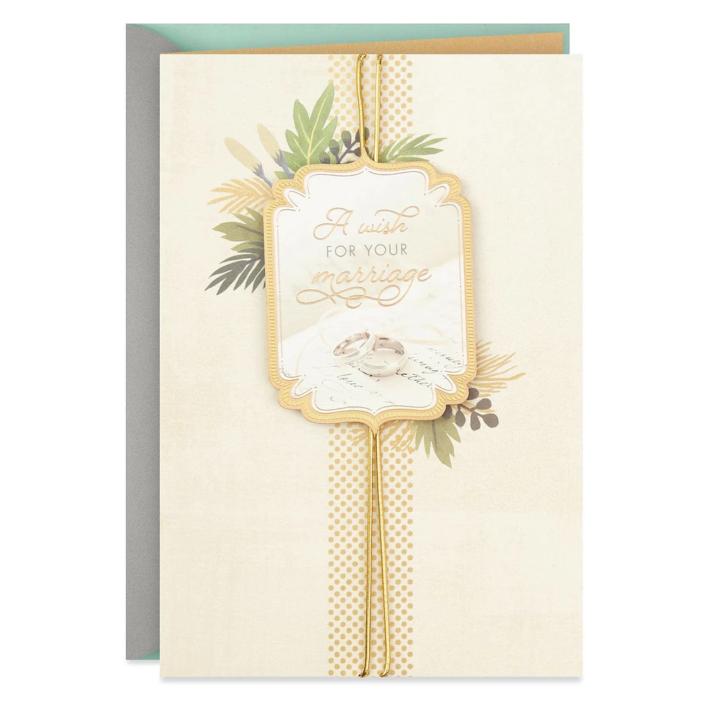 A Wish For Your Marriage Wedding Card for only USD 6.99 | Hallmark