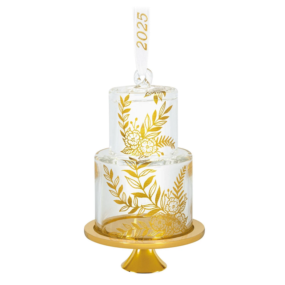 Our Sweet Beginning 2025 Glass Ornament for only USD 30.99 | Hallmark