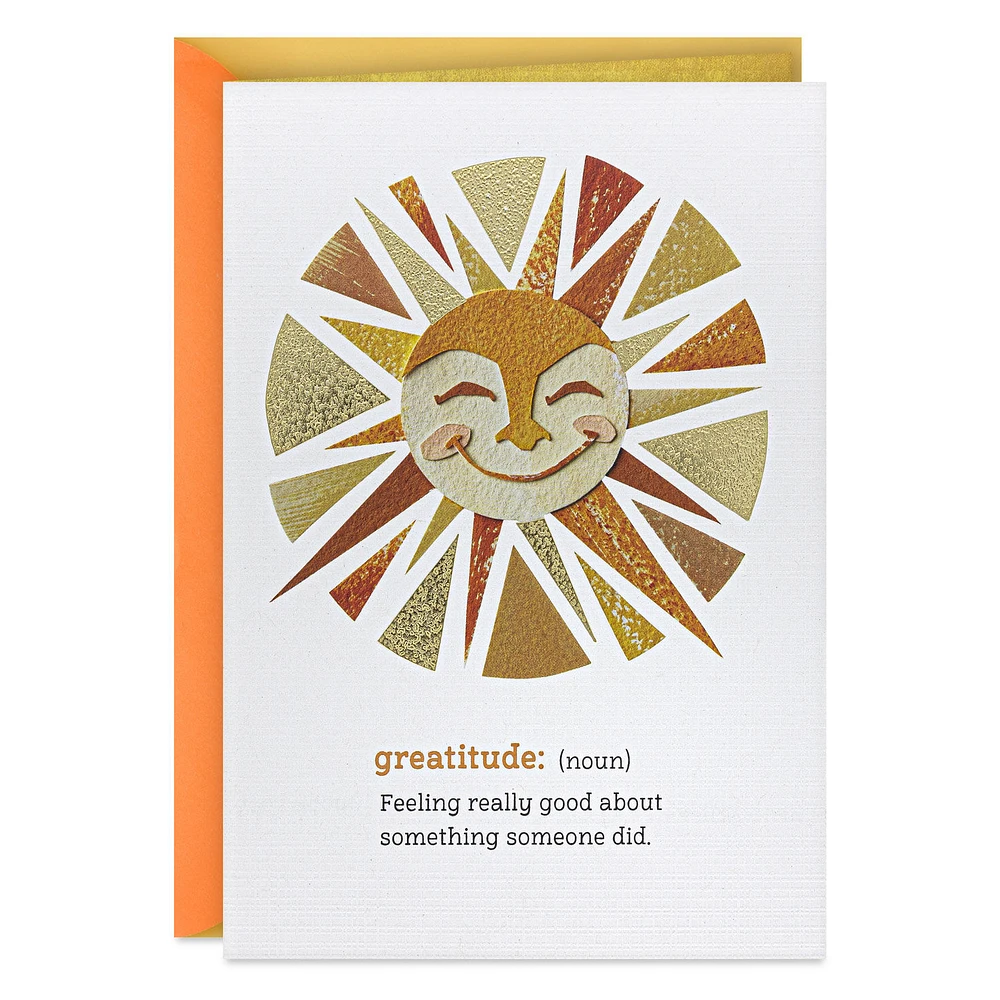 Feeling Greatitude Thank You Card for only USD 5.59 | Hallmark