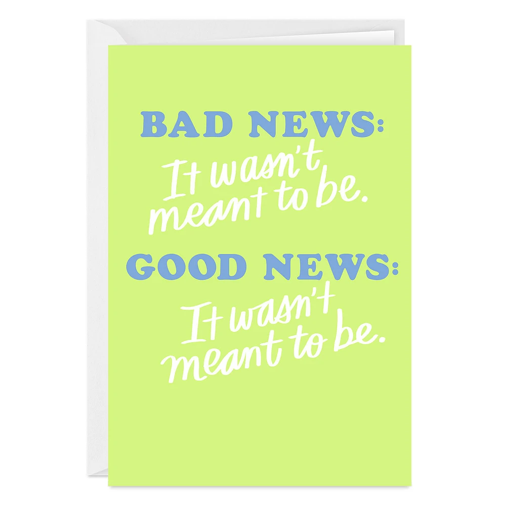 Good News Bad News Funny Custom Encouragement Card for only USD 4.99 | Hallmark