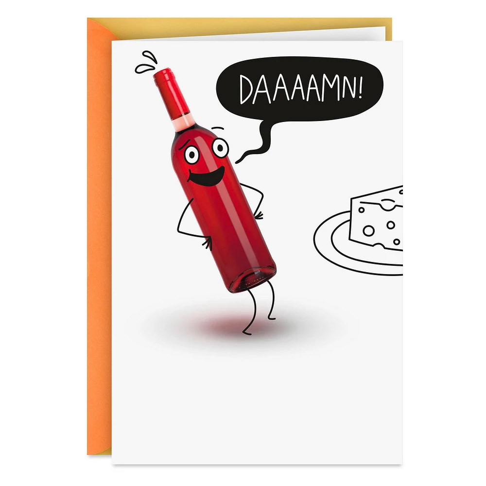 Aging Better Than Wine Funny Birthday Card for only USD 3.99 | Hallmark