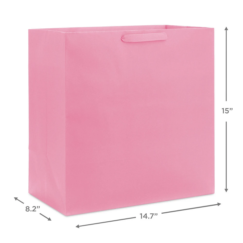 15" Pink Extra-Deep Gift Bag for only USD 5.49 | Hallmark