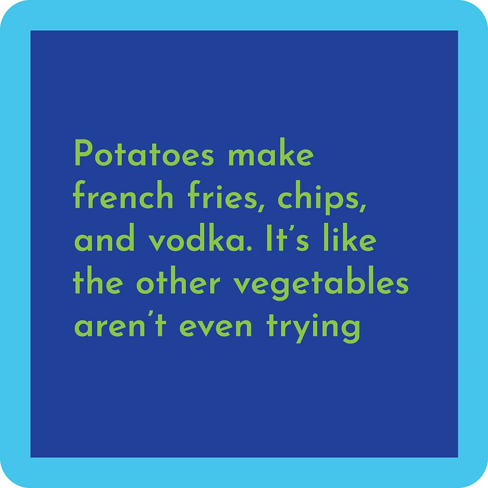 Drinks on Me Potatoes Funny Coaster for only USD 4.99 | Hallmark