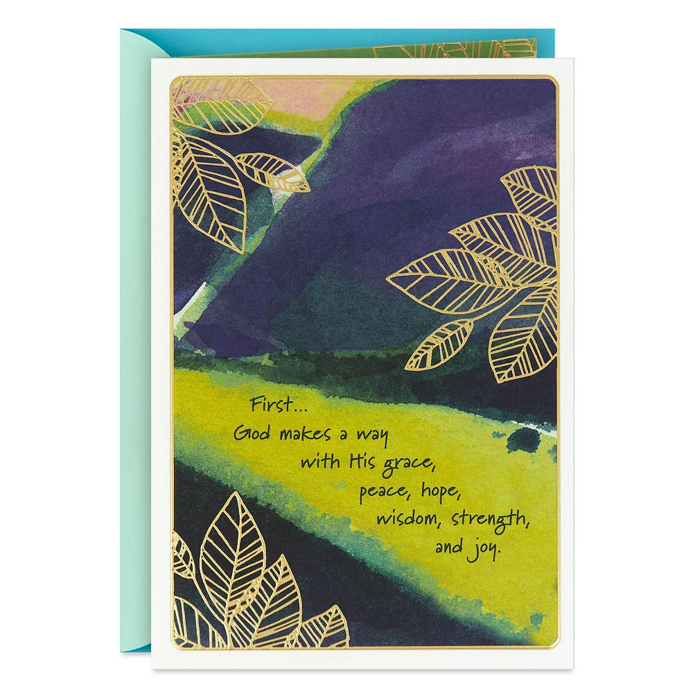 God Makes a Way Religious Encouragement Card for only USD 4.59 | Hallmark