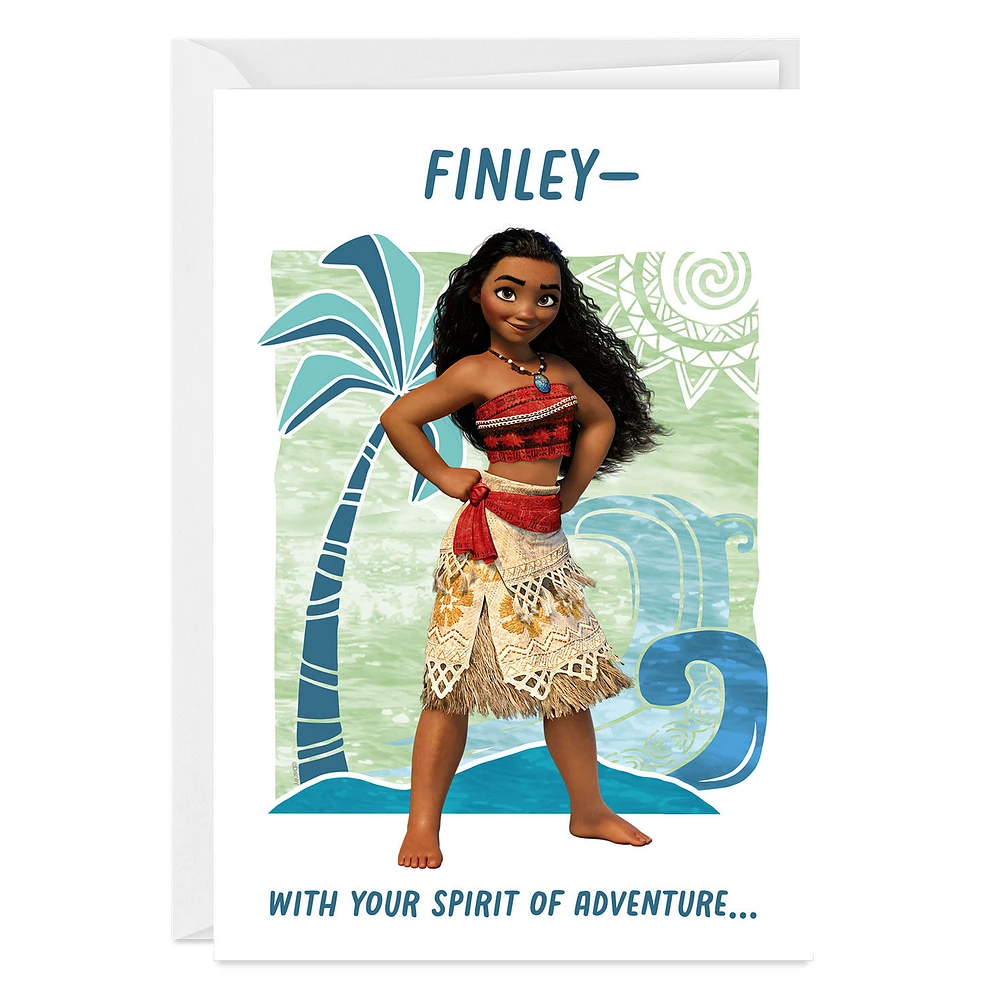 Disney Moana Spirit of Adventure Custom Card for only USD 4.99 | Hallmark