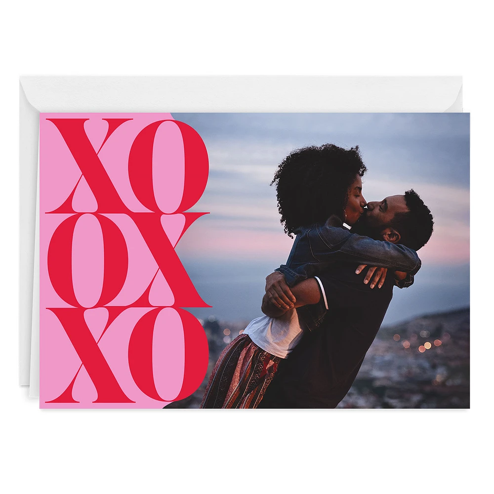 Modern XOXO Custom Love Card for only USD 4.99 | Hallmark