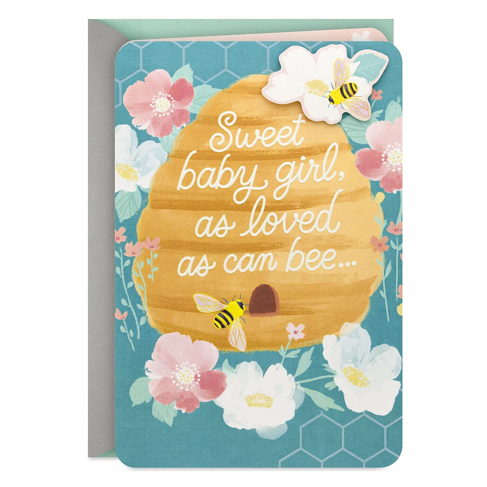 New Little Honey Loved as Can Bee New Baby Girl Card for only USD 5.99 | Hallmark