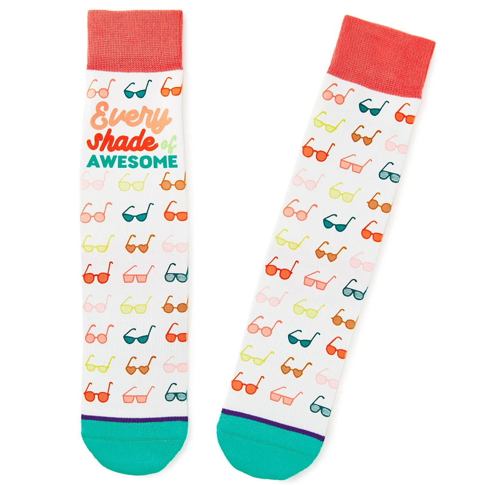 Shades of Awesome Sunglasses Fun Crew Socks for only USD 12.99 | Hallmark