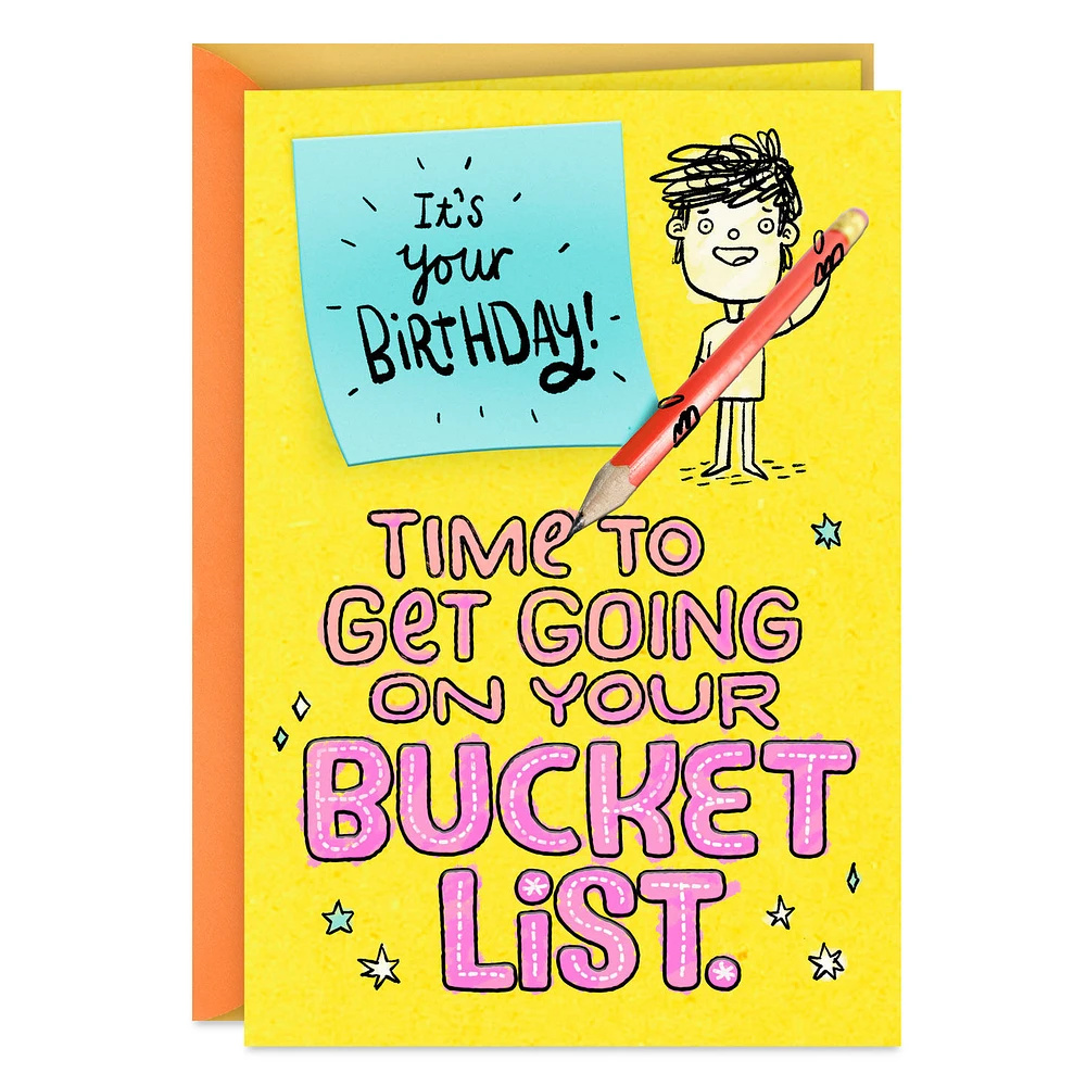 Bucket List Funny Birthday Card for only USD 2.99 | Hallmark