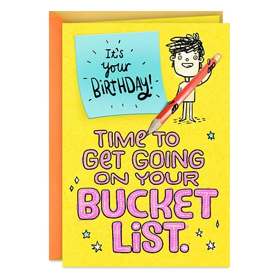 Bucket List Funny Birthday Card for only USD 2.99 | Hallmark