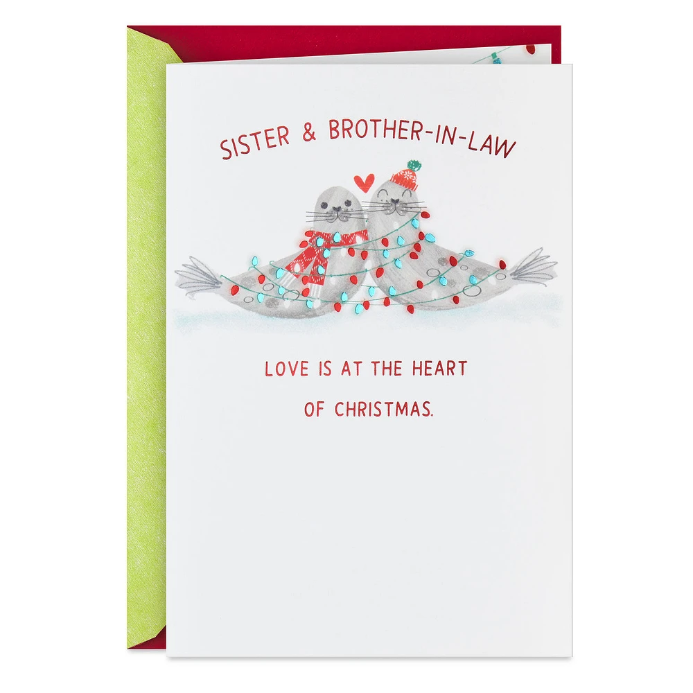 Wrapped in Love Christmas Card for Sister and Brother-in-Law for only USD 3.99 | Hallmark