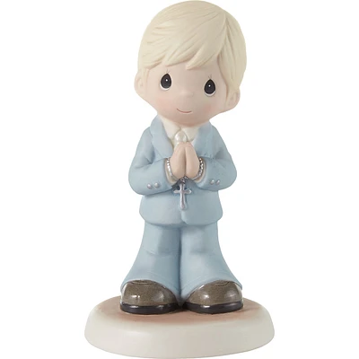 Precious Moments Blessings On Your First Communion Blonde Boy Figurine, 5.3" for only USD 55.00 | Hallmark